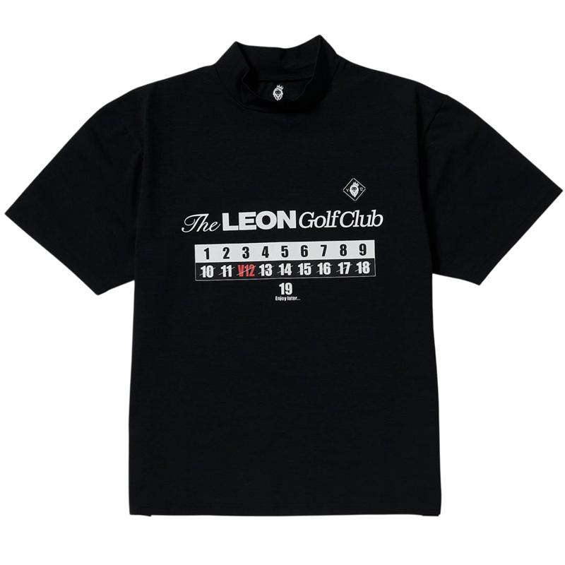V12 ゴルフ 2026 メンズ 半袖ポロシャツ モックネック半袖シャツ 2枚セット LEON GC set B V122611-PL18 ヴィ・トゥエルヴ 26SS モックシャツ ウェア GOLF MAR3の画像