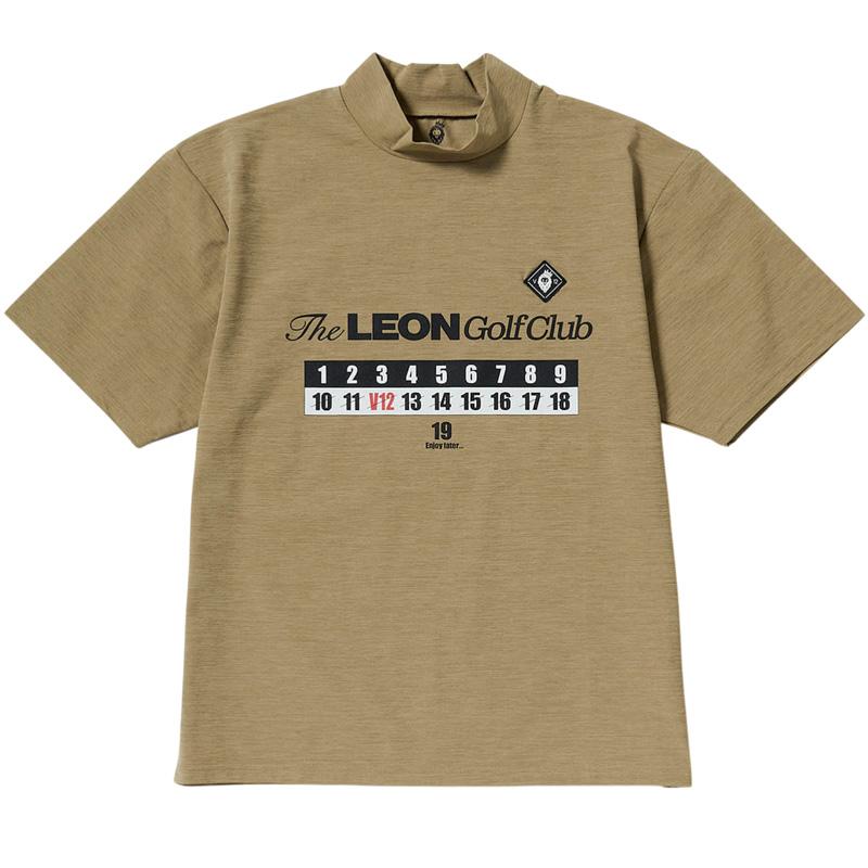 V12 ゴルフ 2026 メンズ 半袖ポロシャツ モックネック半袖シャツ 2枚セット LEON GC set C V122611-PL19 ヴィ・トゥエルヴ 26SS モックシャツ ウェア GOLF MAR3の画像