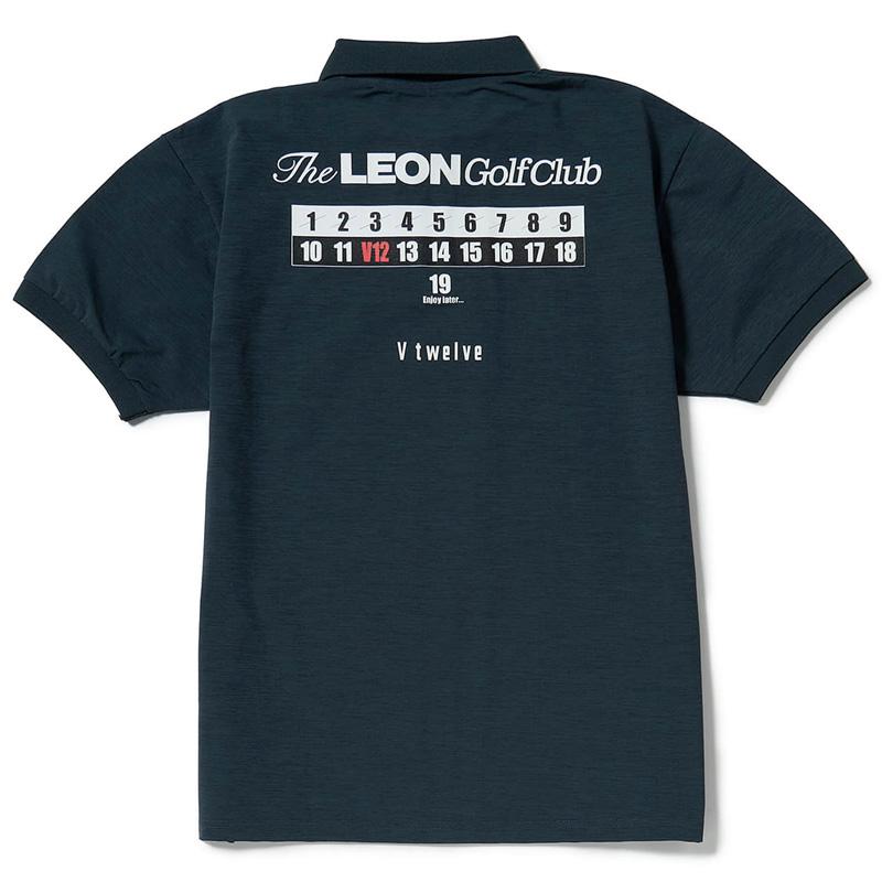 V12 ゴルフ 2026 メンズ 半袖ポロシャツ モックネック半袖シャツ 2枚セット LEON GC set C V122611-PL19 ヴィ・トゥエルヴ 26SS モックシャツ ウェア GOLF MAR3の画像