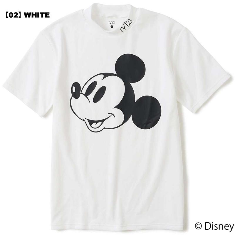 v12 ディズニー モックネックミッキー レディースMサイズ ゴルフDisney