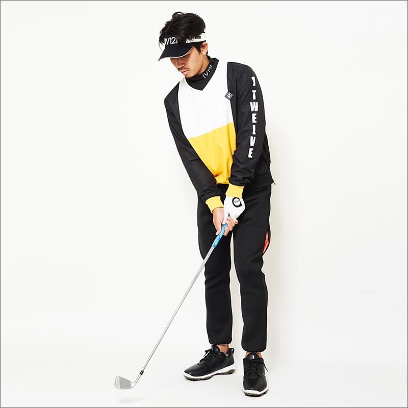 V12 ゴルフ ヴィ・トゥエルヴ メンズ 長袖ジャケット V121920-JK03 SWITCH JACK 45/Orange ZCBQ 秋 冬 ゴルフウェア トップス アウター_3