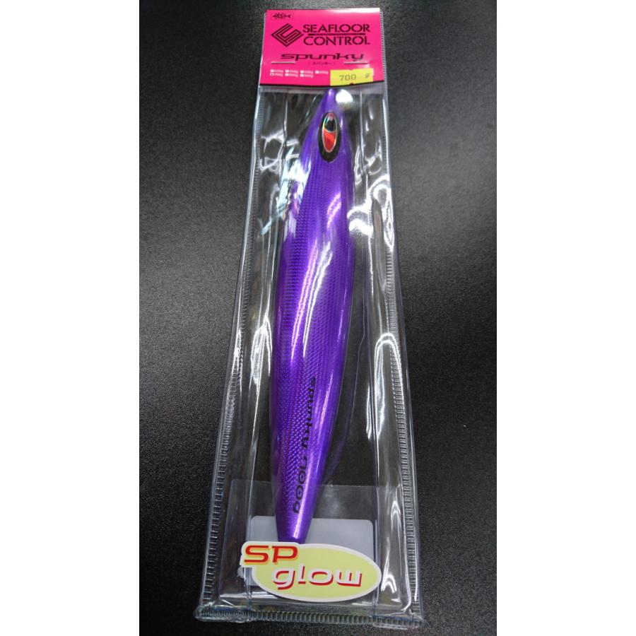 シーフロアコントロール/SEAFLOOR CONTROL　スパンキー/spunky　700ｇ　グレイン　パープルゼブラグロー【SPグロー・オリカラ】 | 