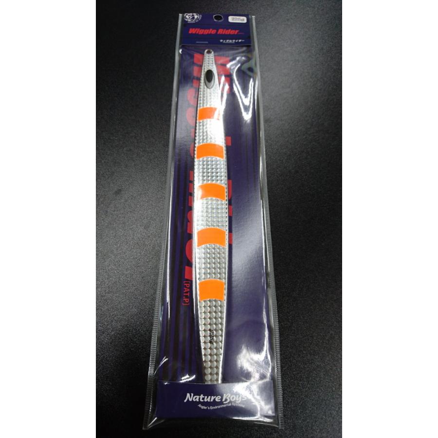 ネイチャーボーイズ　ウィグルライダー　225ｇ　ナクイグローオレンジ【鉄ジグ】 | 