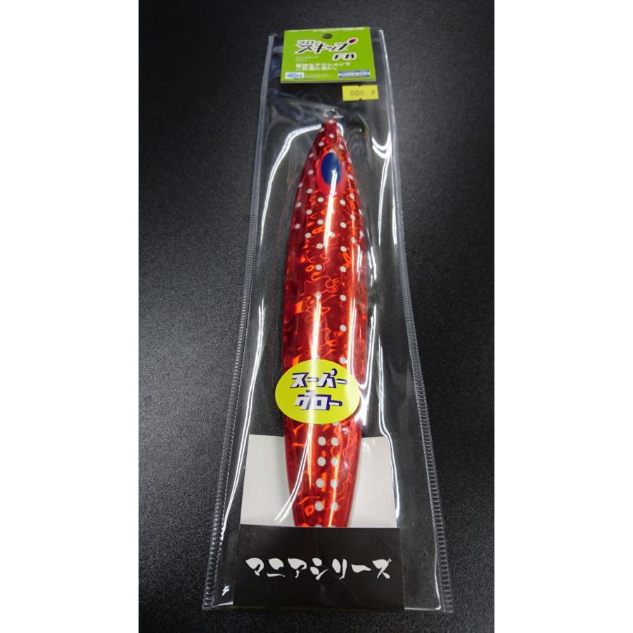 ディープライナー/DEEP LINER　スロースキップ　FB/フラットボトム　800ｇ　マグマ　SG-クリアレッドヌードスポット【スーパーグロー】 | 