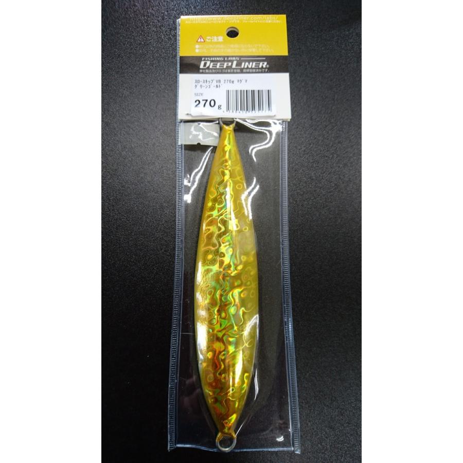 ディープライナー/DEEP LINER　スロースキップ　VB/ブイボトム　270ｇ　マグマ　グリーンゴールド |  | 01