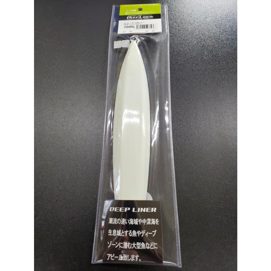 ディープライナー/DEEP LINER　スロースキップ　FB/フラットボトム　1000ｇ　マグマ　505SG　ライトニングゼブラ【西本康生氏考案・SG・オリカラ】　 |  | 01