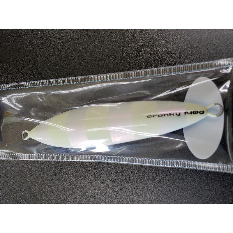 シーフロアコントロール　クランキー　140ｇ　アルミ　＃30　チタンレッドパールゼブラグロー |  | 01