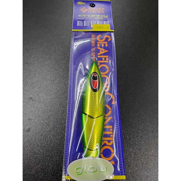 シーフロアコントロール/SEAFLOOR CONTROL　クランキー/cranky　140ｇ　グレイン　ゴールドドットグローエッジグリーン【オリカラ】 | 