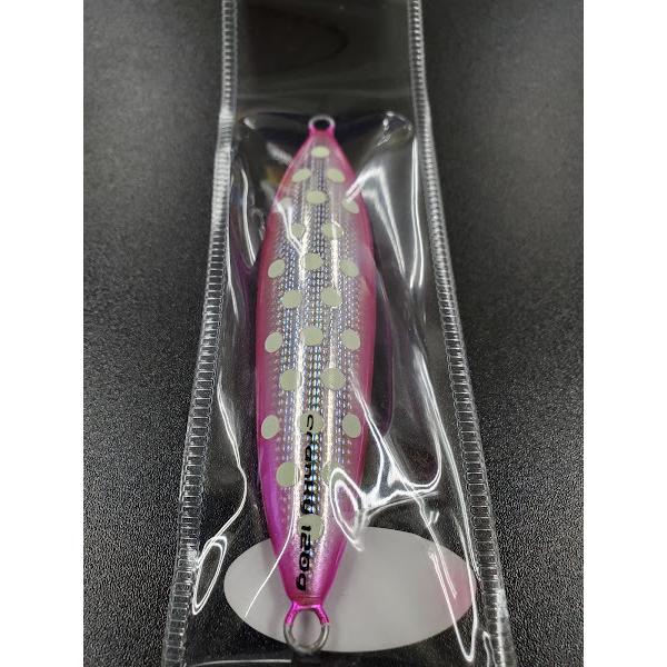 シーフロアコントロール/SEAFLOOR CONTROL　クランキー/cranky　120ｇ　グレイン　シルバードットグローエッジピンク【オリカラ】 |  | 01