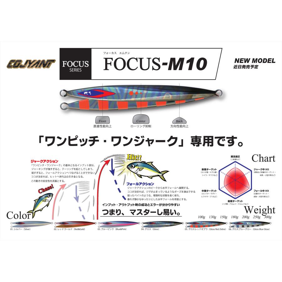 ディープライナー/DEEP LINER COJYANT フォーカス-M10 130g
