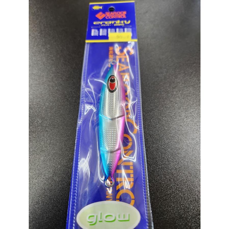 シーフロアコントロール　クランキー　90ｇ　グレイン　シルバードットグローエッジピンクブルー【オリカラ】 | 