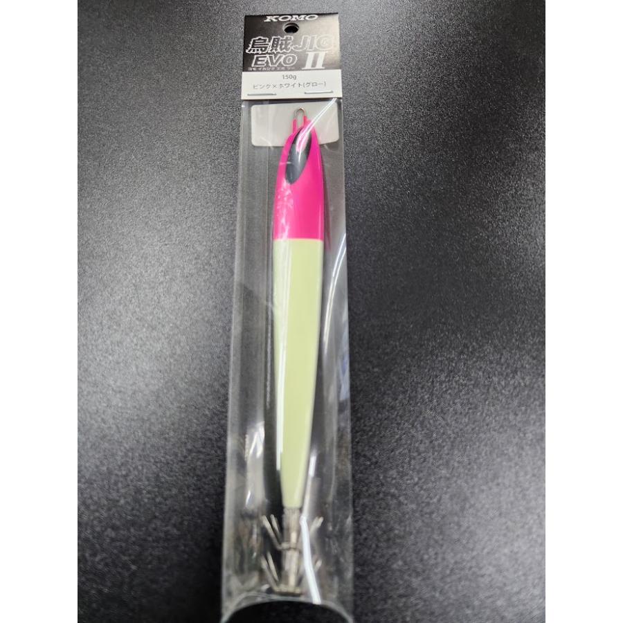 KOMO　烏賊JIG　EVOII　150ｇ　＃05　ピンク×ホワイト（グロー） | 