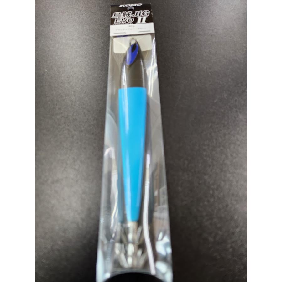 KOMO　烏賊JIG　EVOII　180ｇ　＃24　ブラック×ブルー（グロー） | 