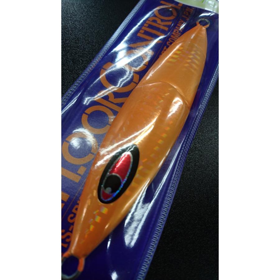 シーフロアコントロール　クランキー/cranky 200ｇ ウェイブ　クリアオレンジゼブラグロー【オリカラ】 |  | 02