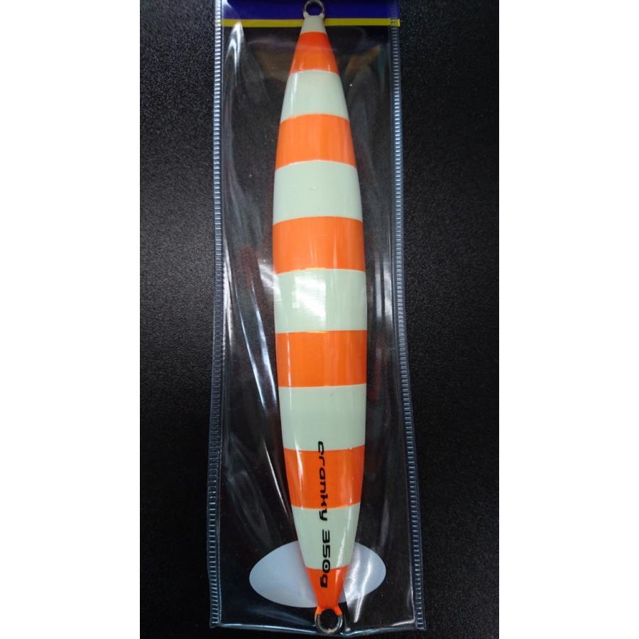 シーフロアコントロール　クランキー 350ｇ アルミ クリアオレンジゼブラグロー【オリカラ】 |  | 01