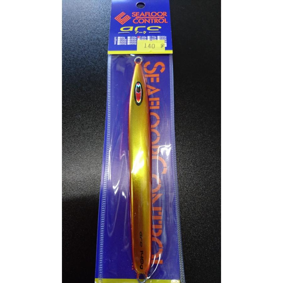シーフロアコントロール　アーク　140ｇ　アルミ　＃05　ゴールドレッド | 