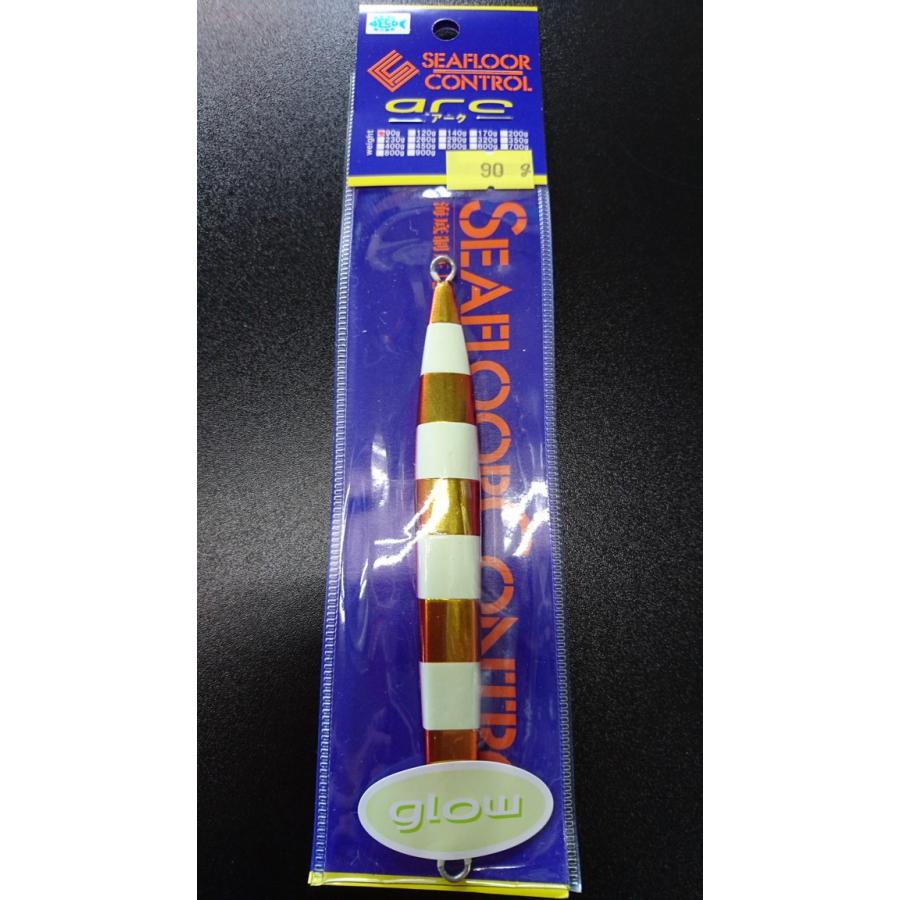 シーフロアコントロール　アーク/arc　90ｇ アルミ　ゴールドレッドゼブラグロー | 