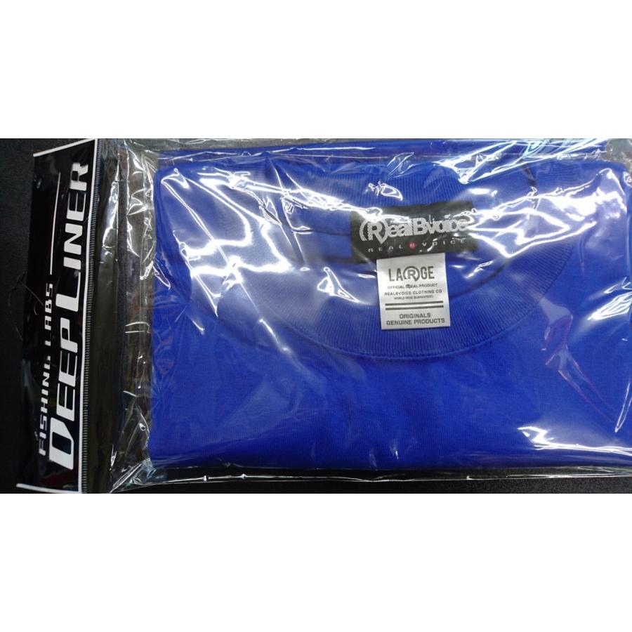 ディープライナー/DEEPLINER　2016　リアルビーボイス＆ディープライナー　コラボTシャツ　【L】　ブルー | RealBvoice