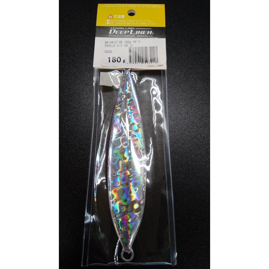 ディープライナー/DEEP LINER　スロースキップ VB/ブイボトム 180ｇ マグマ　クリアレッドヌードスポット |  | 01