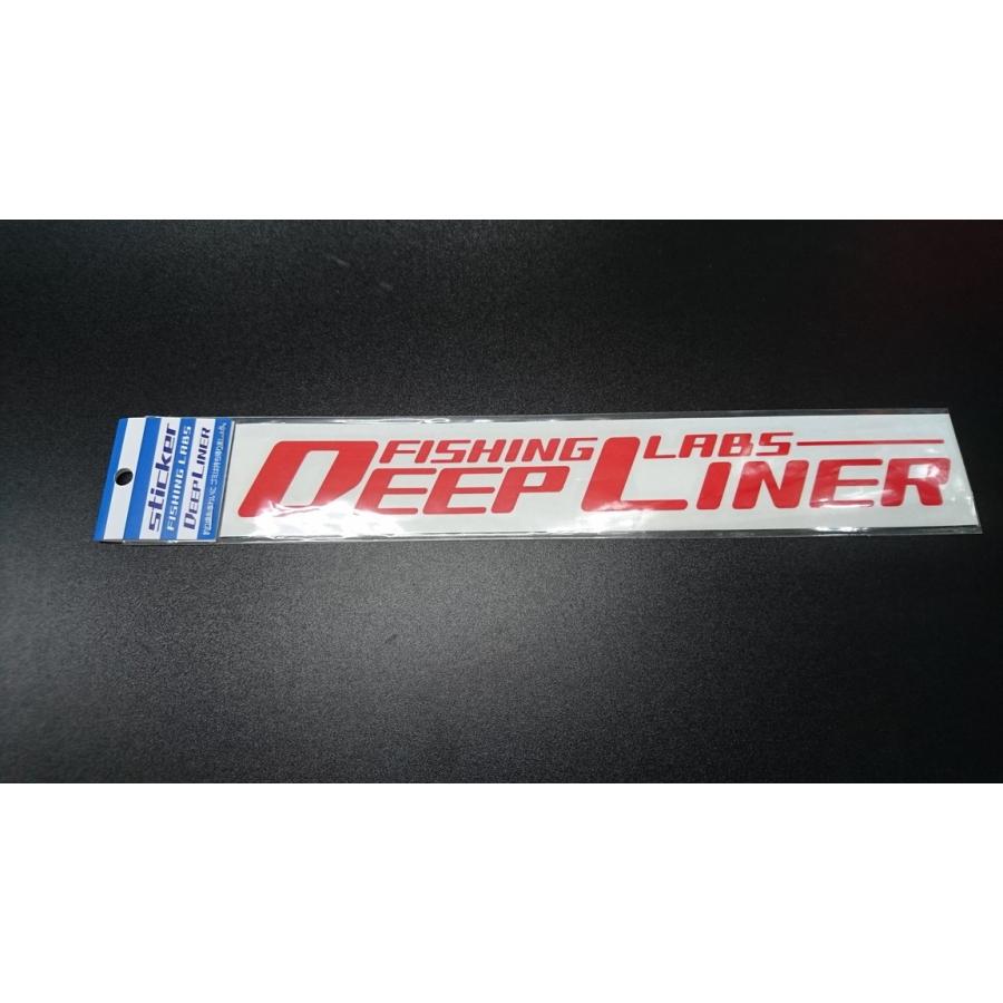 ディープライナー ステッカー 300mm トマトレッド （高耐候シート