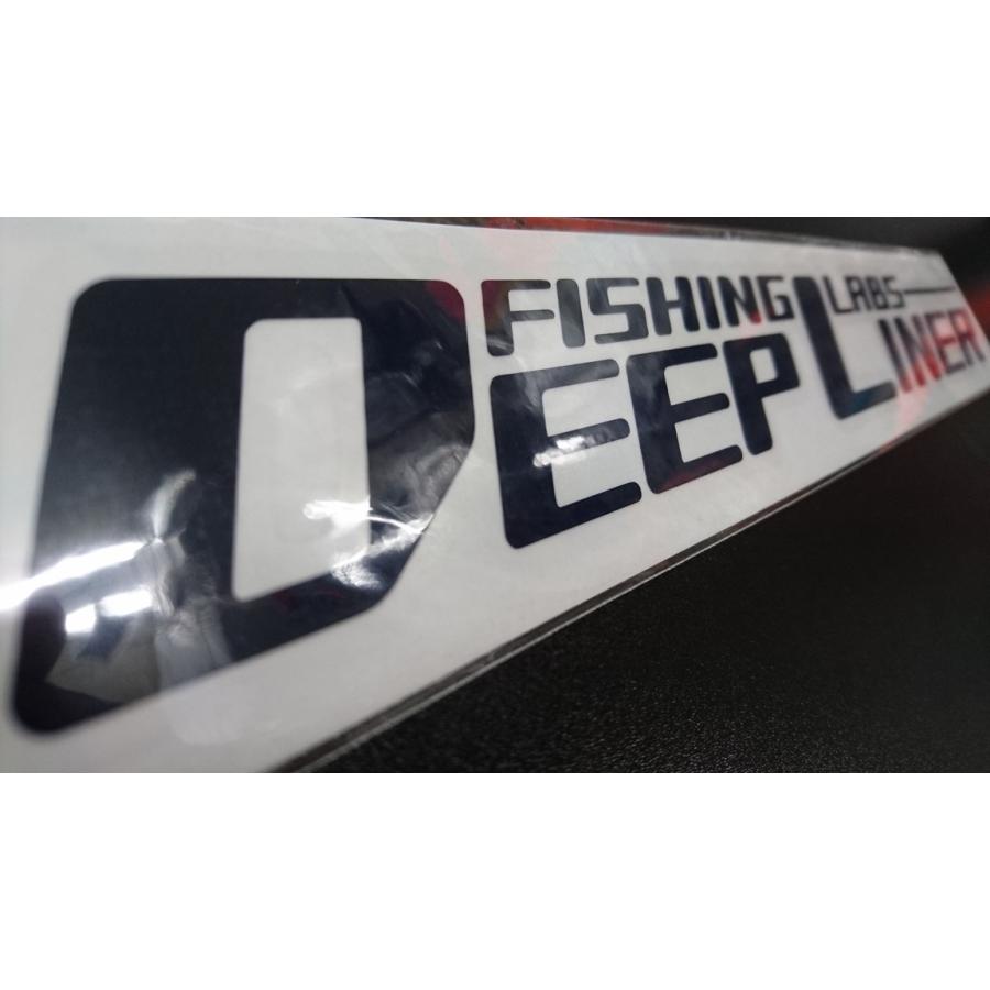 ディープライナー ステッカー 300mm ブルーブラック （高耐候シート