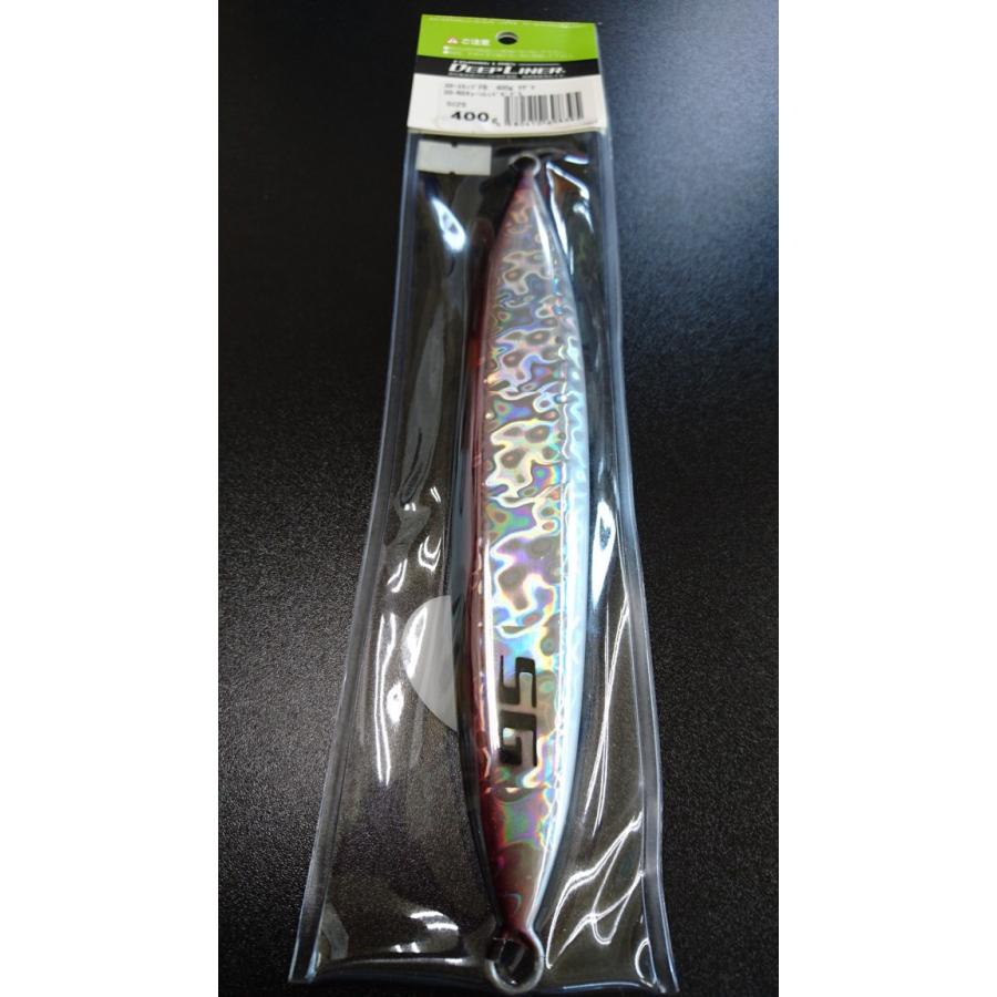 ディープライナー/DEEP LINER　スロースキップ FB/フラットボトム 400ｇ マグマ SG-ＮＳチューンレッドゼブラ【スーパーグロー】 |  | 01