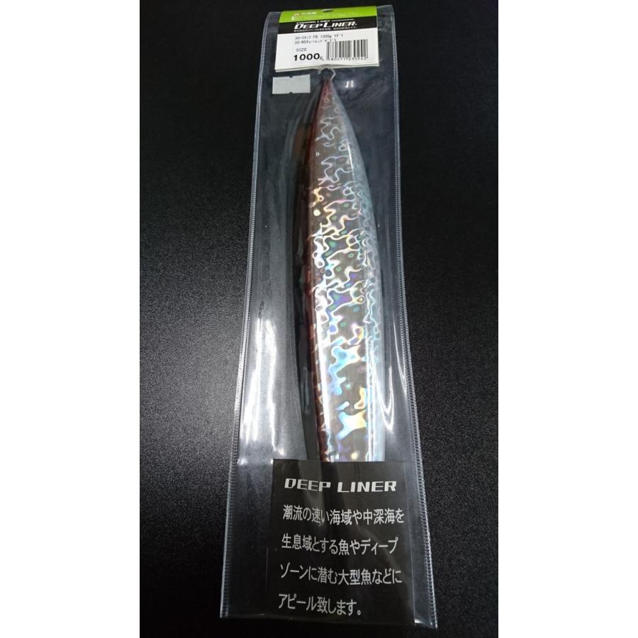 ディープライナー/DEEP LINER　スロースキップ FB/フラットボトム 1000ｇ マグマ　SG-ＮＳチューンレッドゼブラ【スーパーグロー】 |  | 01
