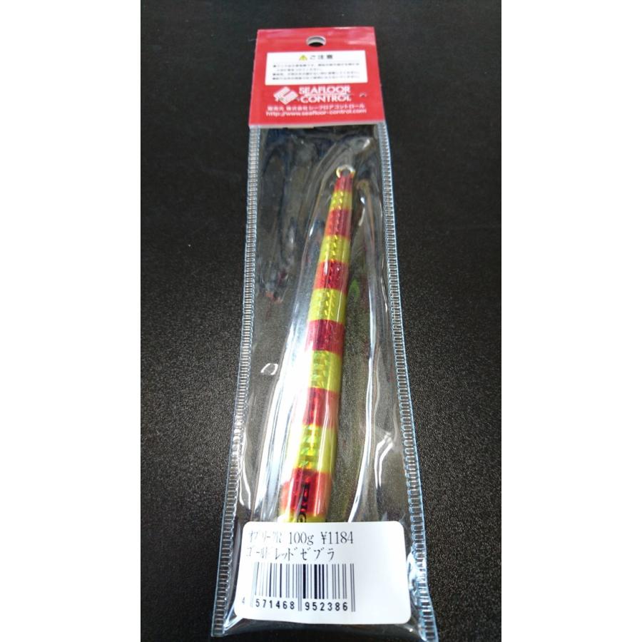 シーフロアコントロール/SEAFLOOR CONTROL　オブリーク R/oblique R　100ｇ　ゴールドレッドゼブラ |  | 01