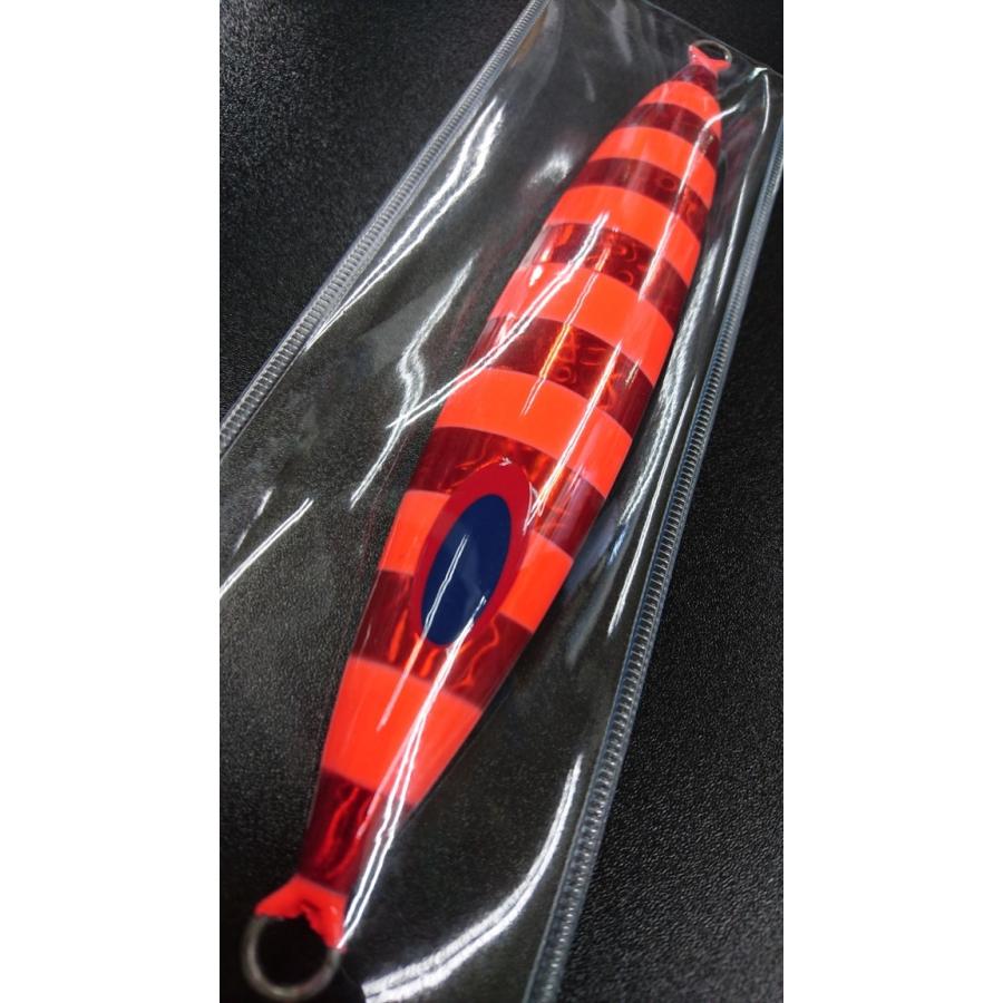 ディープライナー/DEEP LINER　スロースキップ　FB/フラットボトム　270ｇ　マグマ　S720　東村Wゼブラレッド/グロー【東村カラー】 |  | 02