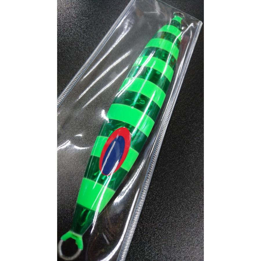 ディープライナー/DEEP LINER　スロースキップ　FB/フラットボトム　270ｇ　マグマ　S721　東村Wゼブラグリーン/グロー【東村カラー】 |  | 02