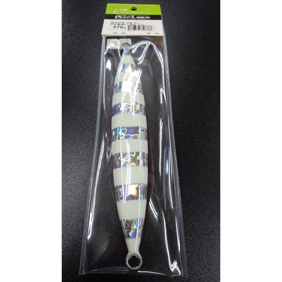 ディープライナー/DEEP LINER　スロースキップ　FB/フラットボトム　270ｇ　マグマ　S724　東村Wゼブラオレンジ/グロー【東村カラー】 |  | 01