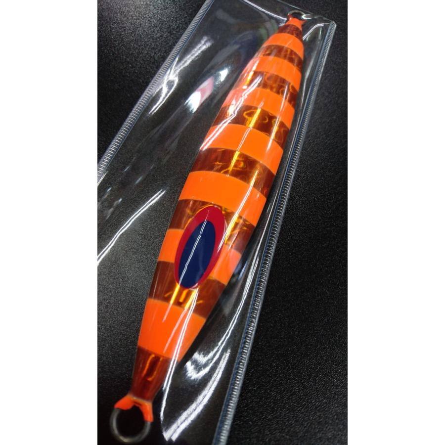 ディープライナー/DEEP LINER　スロースキップ　FB/フラットボトム　270ｇ　マグマ　S724　東村Wゼブラオレンジ/グロー【東村カラー】 |  | 02