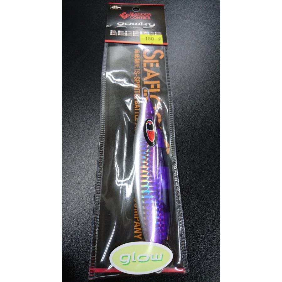 シーフロアコントロール　ガーキー　180ｇ　ウェイブ　＃28　パープルスモークハーフゼブラグロー | 