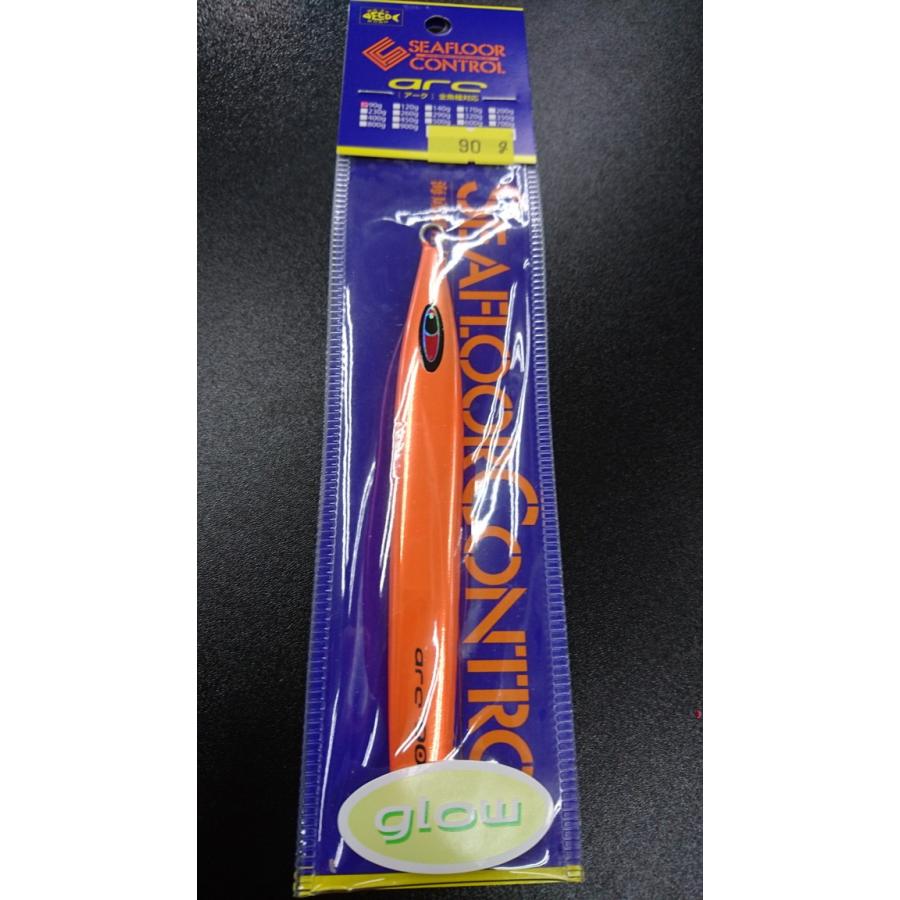 シーフロアコントロール　アーク/arc　90ｇ　アルミ　クリアチャートオレンジドットグロー【オリカラ】 | 