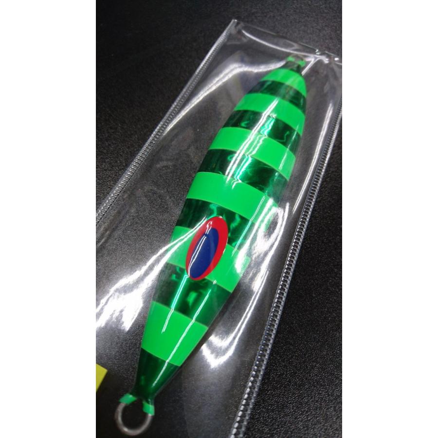 ディープライナー/DEEP LINER　スロースキップ　VB/ブイボトム　200ｇ　マグマ　S721　東村Wゼブラグリーン/グロー【東村カラー】 |  | 02