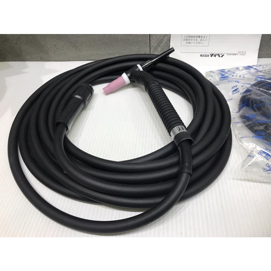 B-j114【未使用品】ダイヘン TIGトーチ AWXF-2081 200A 空冷式 フレキシブル形 8M  TIG溶接用トーチ DAIHEN MINI200 ケーブルの画像