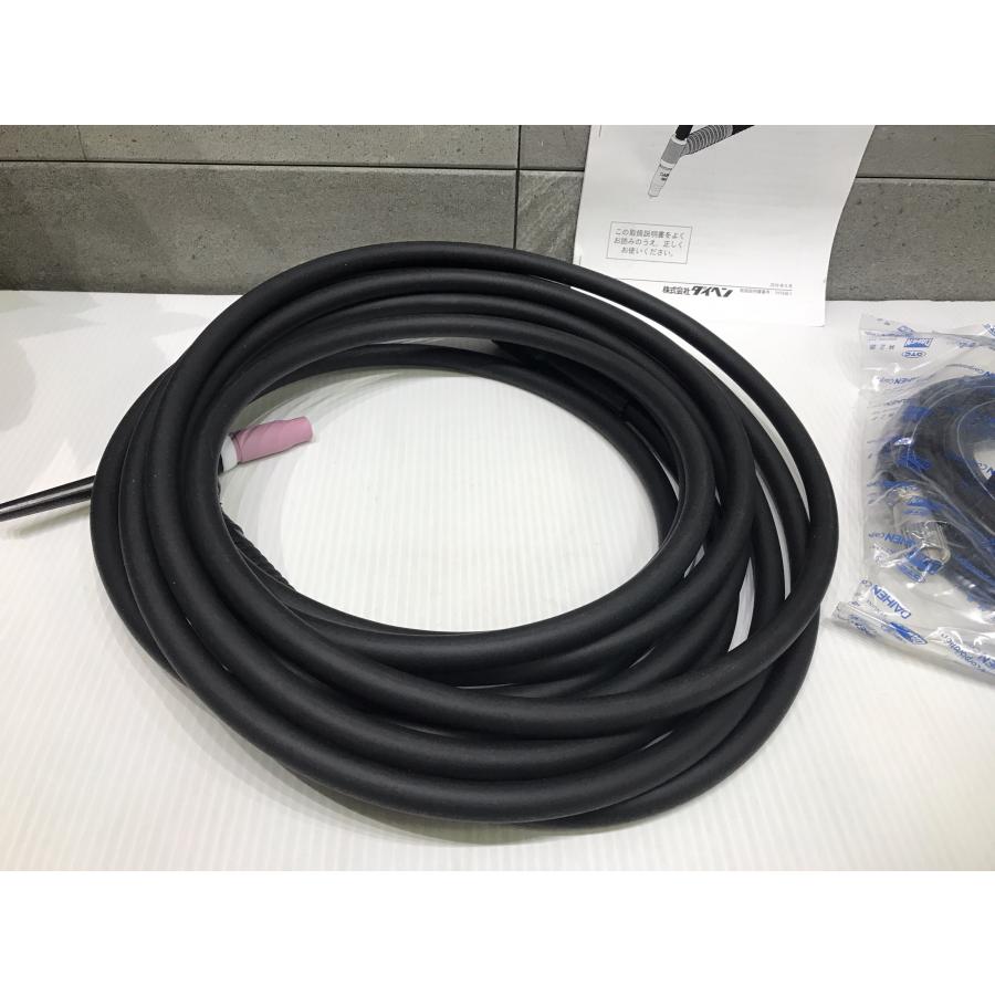 B-j114【未使用品】ダイヘン TIGトーチ AWXF-2081 200A 空冷式 フレキシブル形 8M  TIG溶接用トーチ DAIHEN MINI200 ケーブルの画像