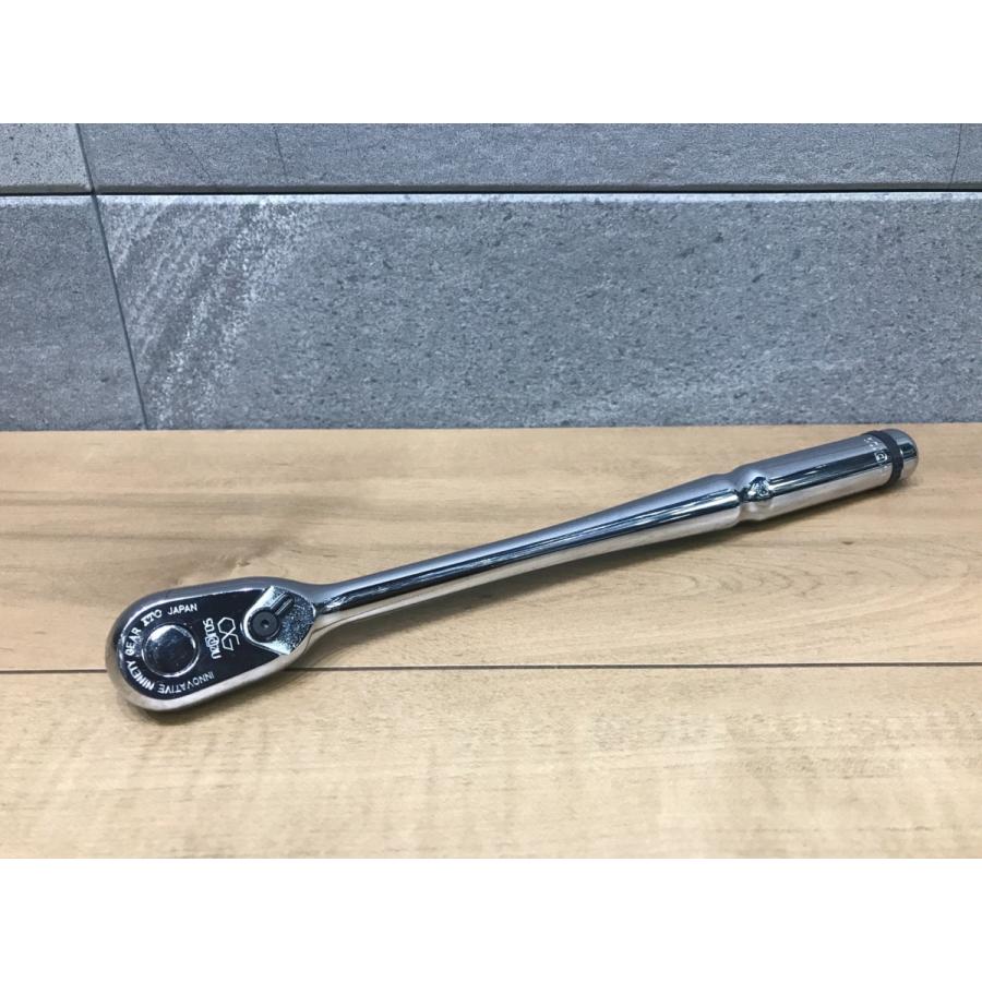 A-c282【中古品】ネプロス 9.5sq. ロングラチェットハンドル NBR390L