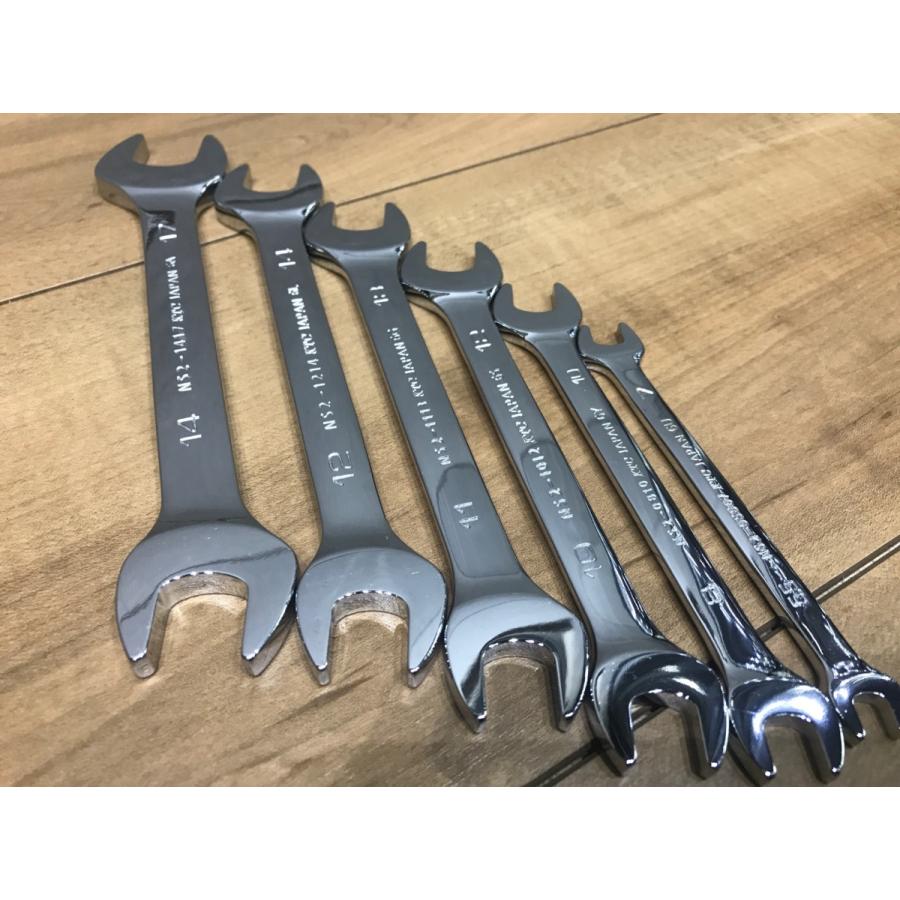 A-c298【中古品】ネプロス スパナセット【6本組】NTS206 KTC A-c298【中古品】ネプロス スパナセット【6本組】NTS206 KTC