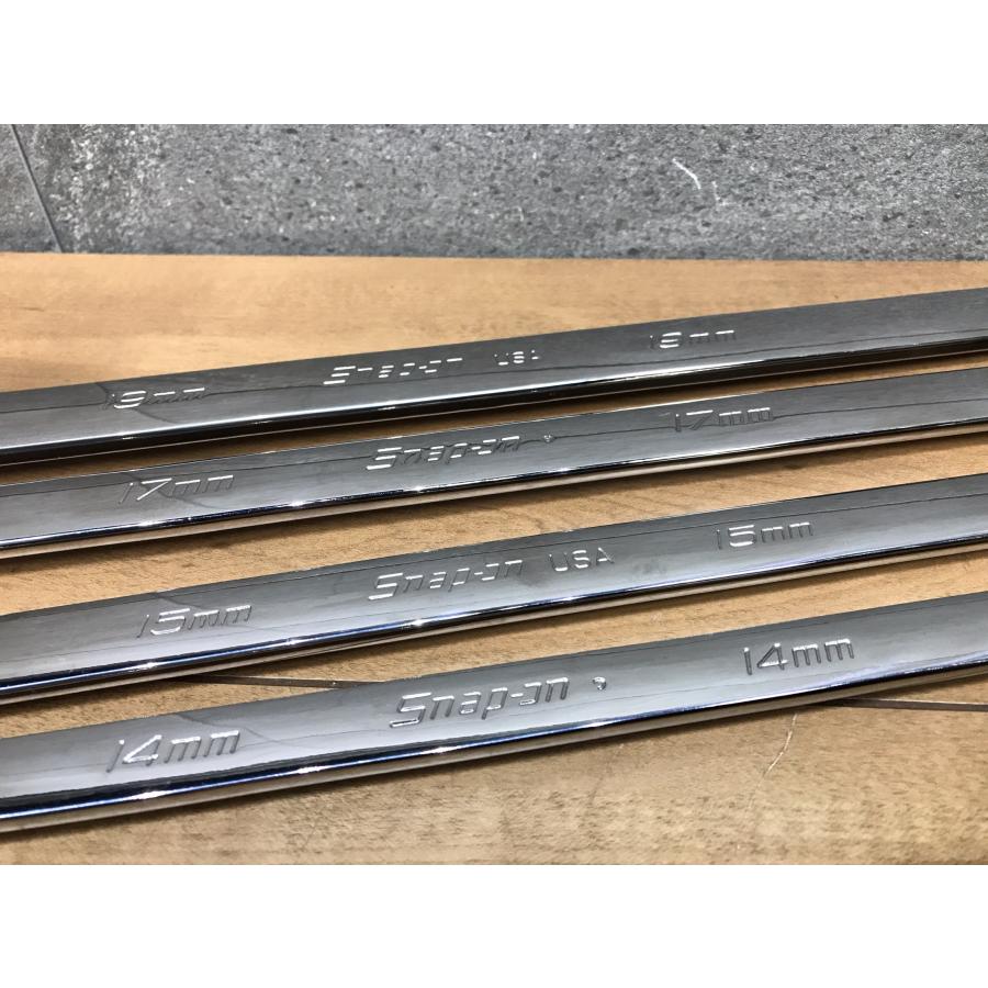 A-e237【中古品】スナップオン ストレートラチェットコンビネーションレンチ XDHRM14/XDLRM15/XDHRM17/XDLRM19【4本セット】snap-on |  | 02