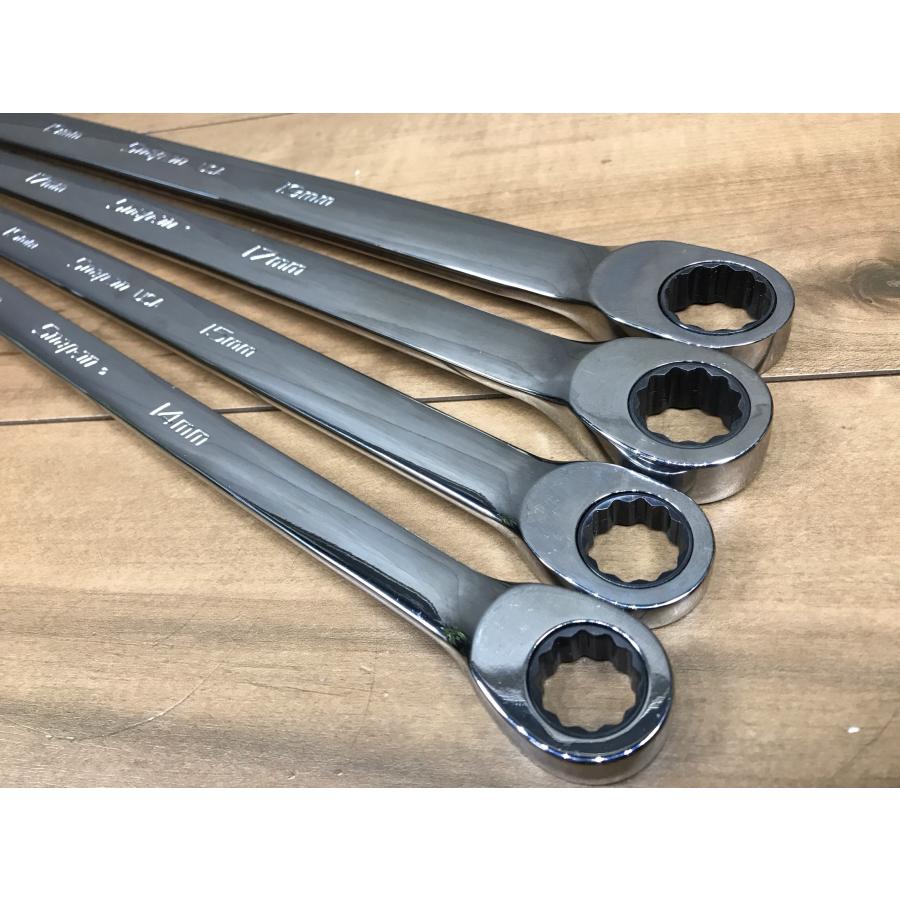 A-e237【中古品】スナップオン ストレートラチェットコンビネーションレンチ XDHRM14/XDLRM15/XDHRM17/XDLRM19【4本セット】snap-on |  | 03