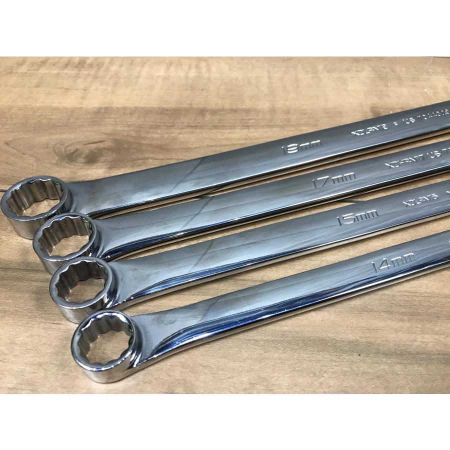 A-e237【中古品】スナップオン ストレートラチェットコンビネーションレンチ XDHRM14/XDLRM15/XDHRM17/XDLRM19【4本セット】snap-on |  | 06