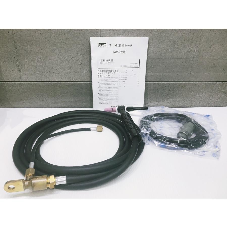 B-e256【未使用品】ダイヘン TIGトーチセット AW-26 (200A、空冷 B-e256【未使用品】ダイヘン TIGトーチセット AW-26 (200A、空冷