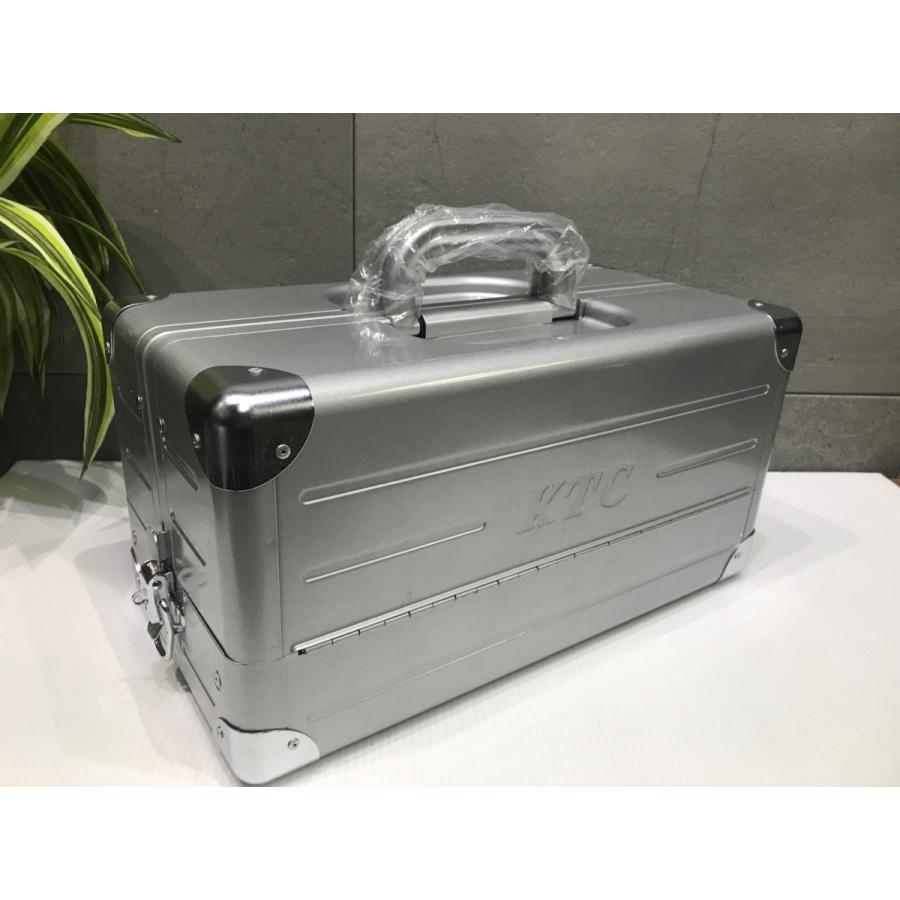 C-f014【未使用品】KTC 12.7sq. ツールセット 両開きメタルケース 