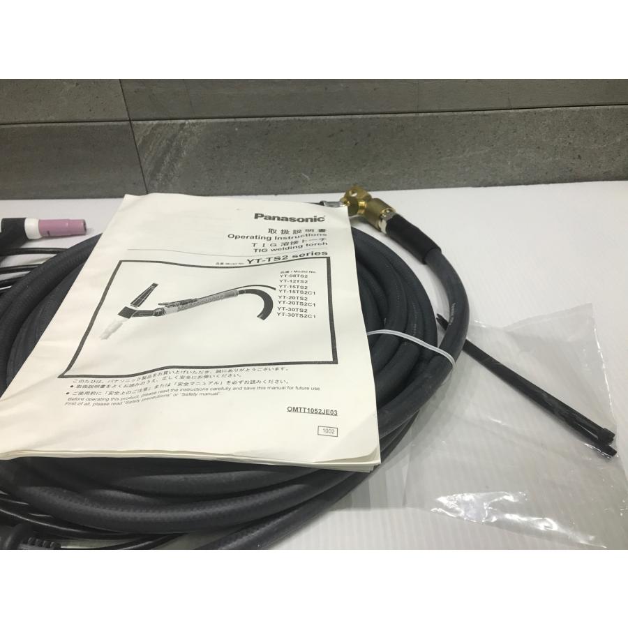B-f180【未使用品】Panasonic TIGトーチ YT-30TS2C1 空冷式 300A-8M 