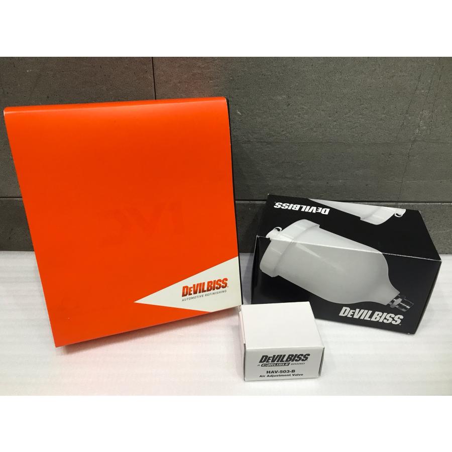 A-h194【未使用品】デビルビス スプレーガン DV1 Limited Ed. OLD SCHOOL ベース用 DV1-U-000-13WRB-B+ DEVILBISS 25台限定品の画像