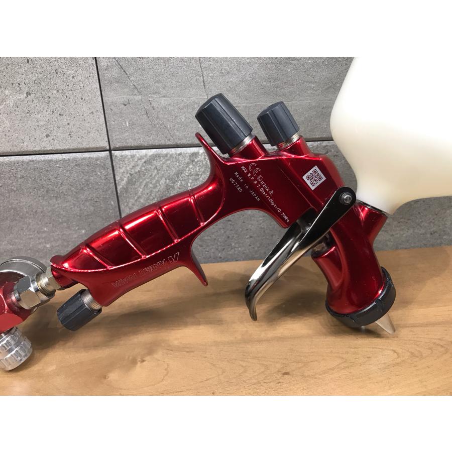A-i156【中古品】アネスト岩田 WS-400-S90J スプレーガンセット 1.4HD  WS400 90周年記念 100丁限定品の画像