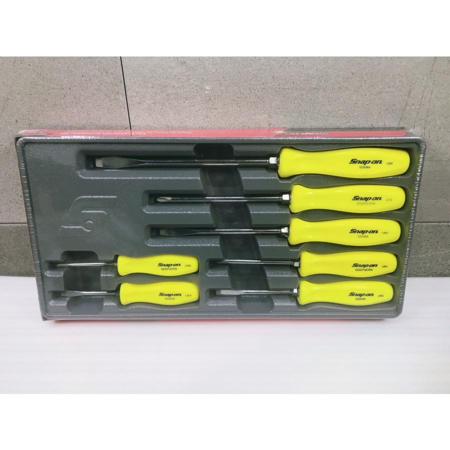 A-i166【未使用品】スナップオン ドライバーセット 7本組 SDDX70AHV