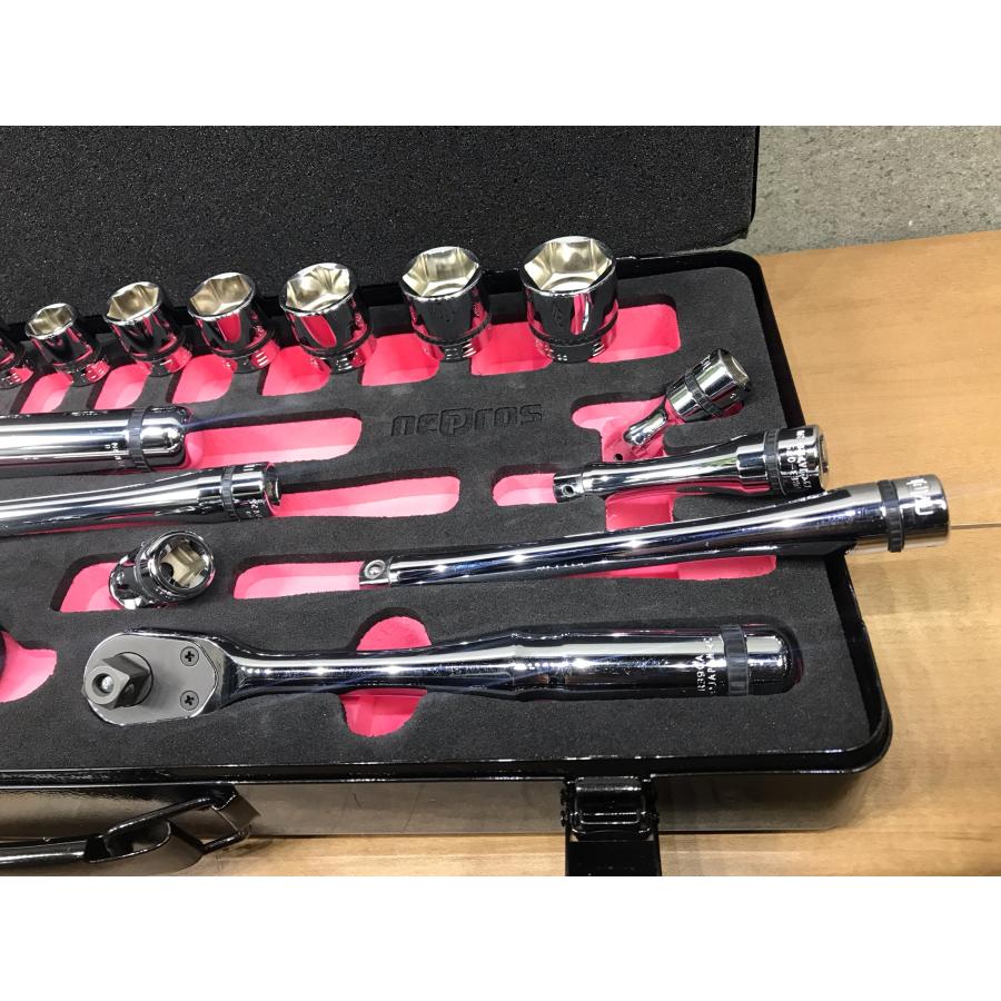B-i183【中古品】ネプロス 9.5sq. NTB3X26CZ 26点セット ソケット