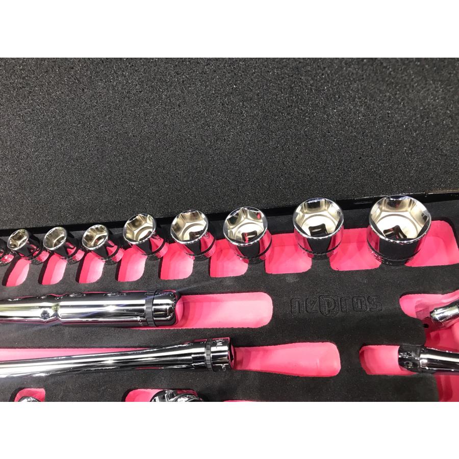 B-i183【中古品】ネプロス 9.5sq. NTB3X26CZ 26点セット ソケット